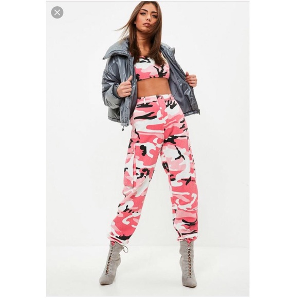 Missguided Pants - super dope pink camo pants BRAND NEW W TAGS!